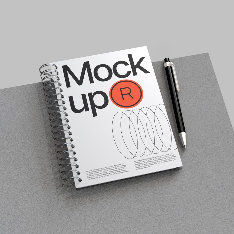 Notepad Mockup DxG
