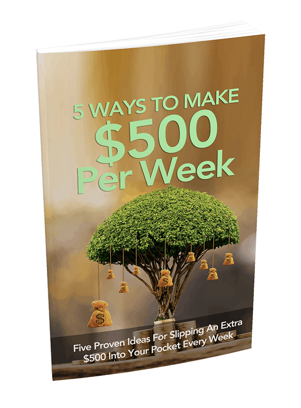 5 WAY'S TO MAKE $500 PER WEEK