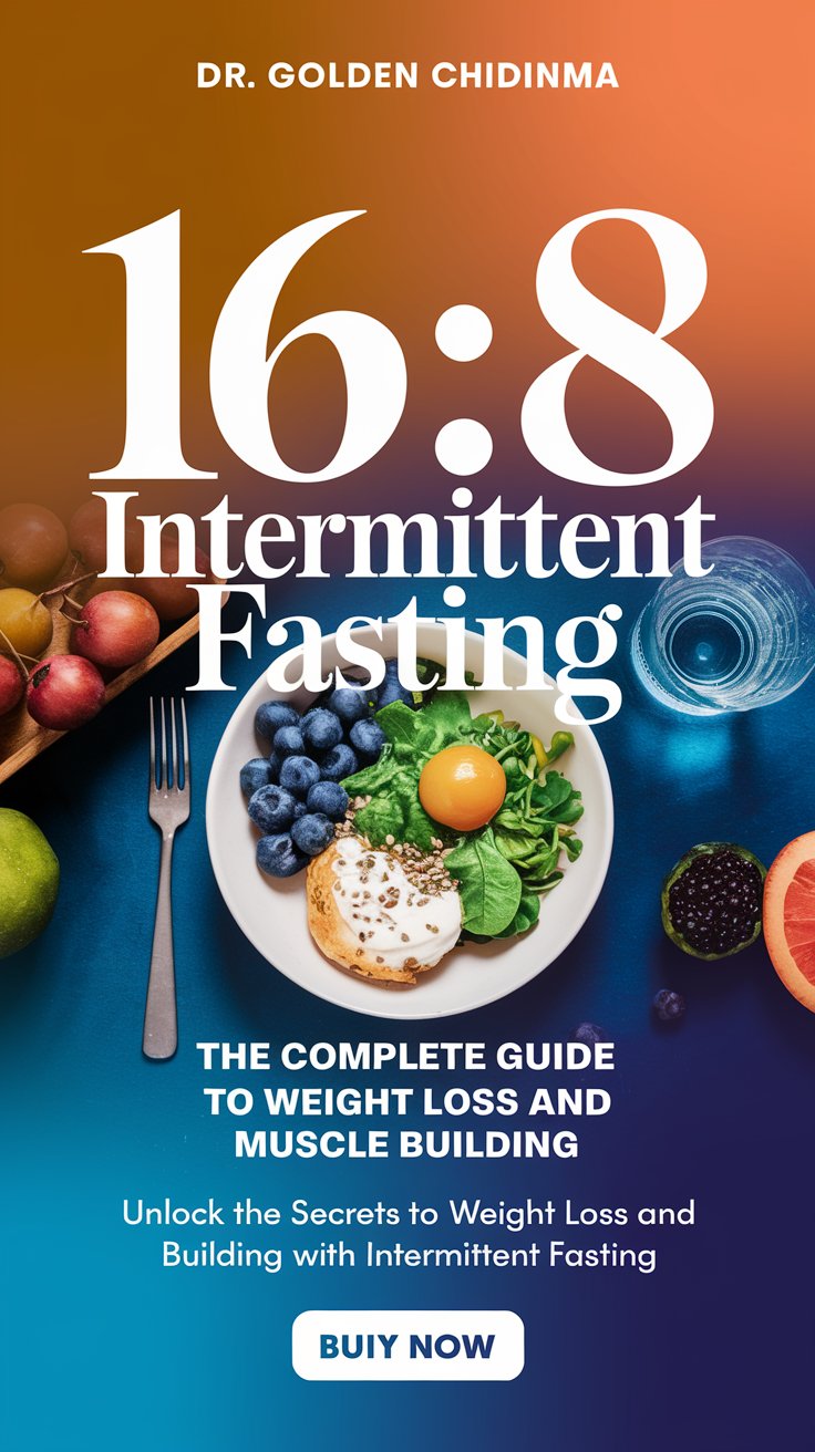 16:8 INTIMITTENTE FASTING; The Complete Guide To Weight Loss, and Muscle Building.