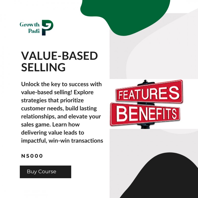 Value Based Selling