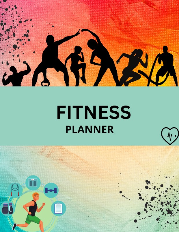 FitLife Focus - Digital & Printable Healthy Fitness Planner