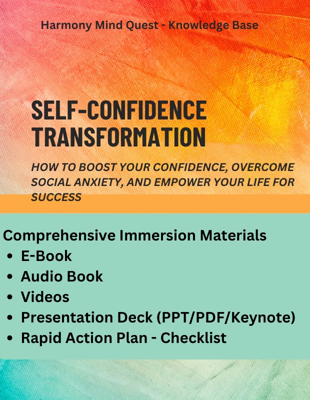 Self-Confidence Transformation - Mini-Course - E-book, Videos, Audiobook, Presentation