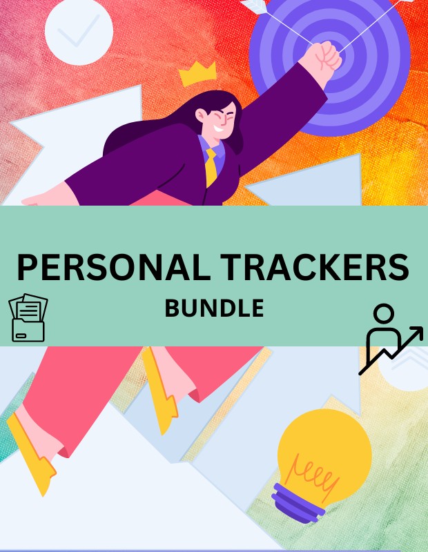 Well-Wise - Digital & Printable Personal Tracker Bundle (iPhone, Samsung, Android, Tablets, Computers, Laptops, Printables)