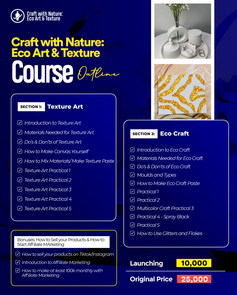 Craft with nature: Eco Art and Texture