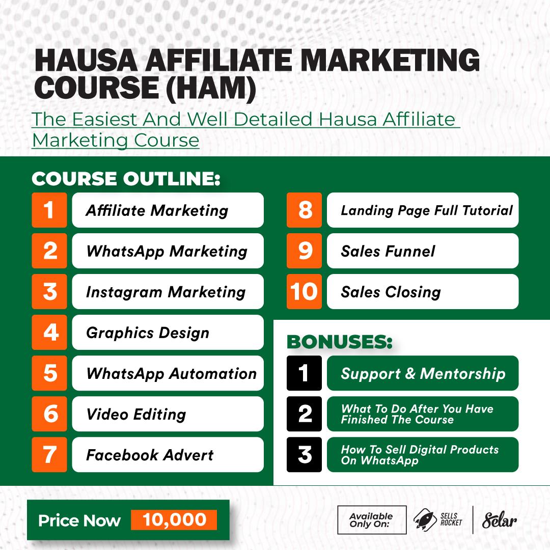 HAUSA AFFILIATE MARKETING COURSE