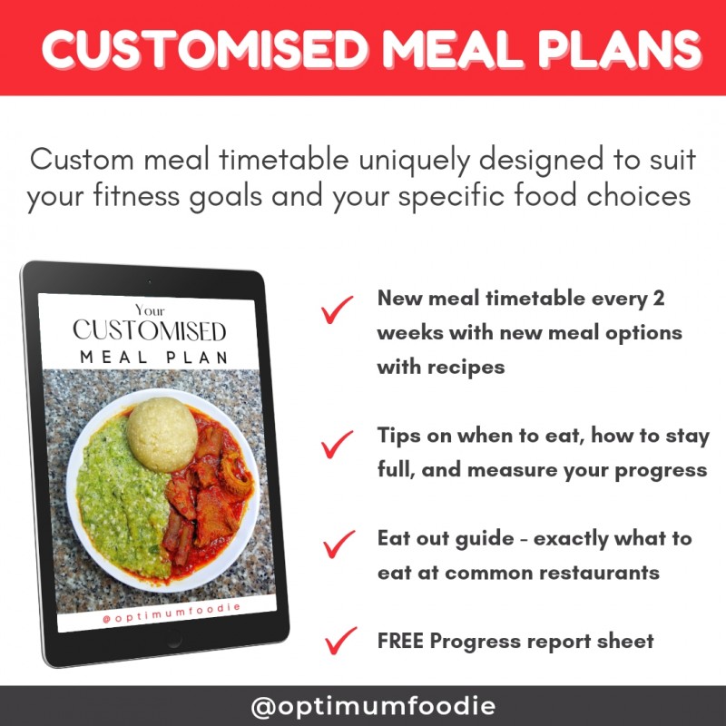Customised Meal Plan (2 Months)