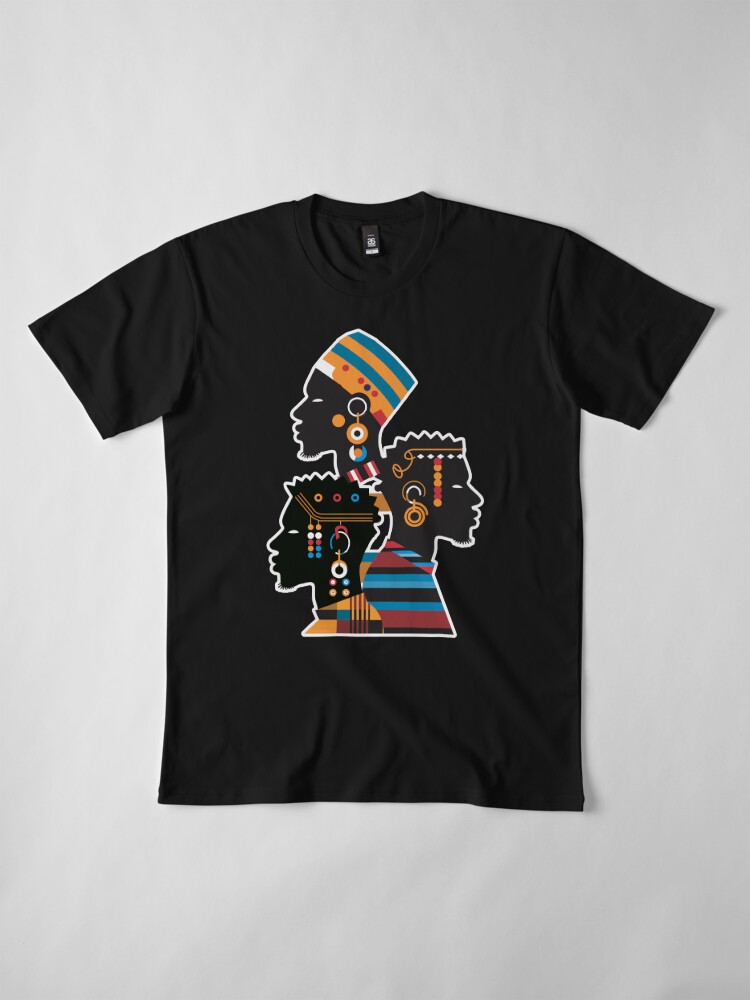 Abstract African Silhouette Art Classic T-Shirt - Print on Demand