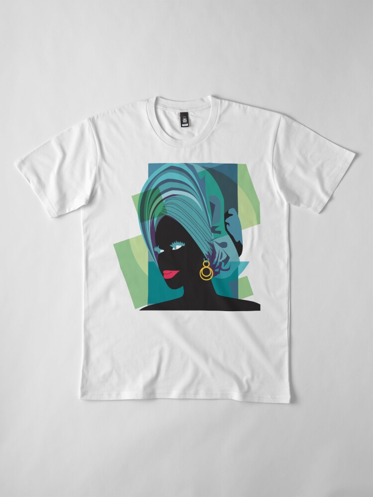 African Headwear Art Classic T-Shirt - Print on Demand