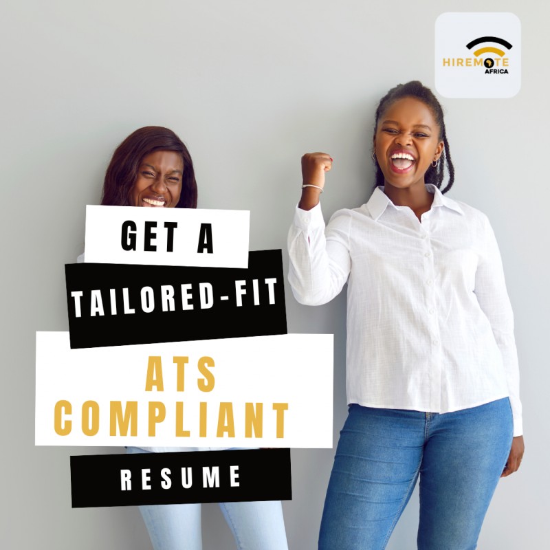 ATS Compliant Resume/CV Done For You