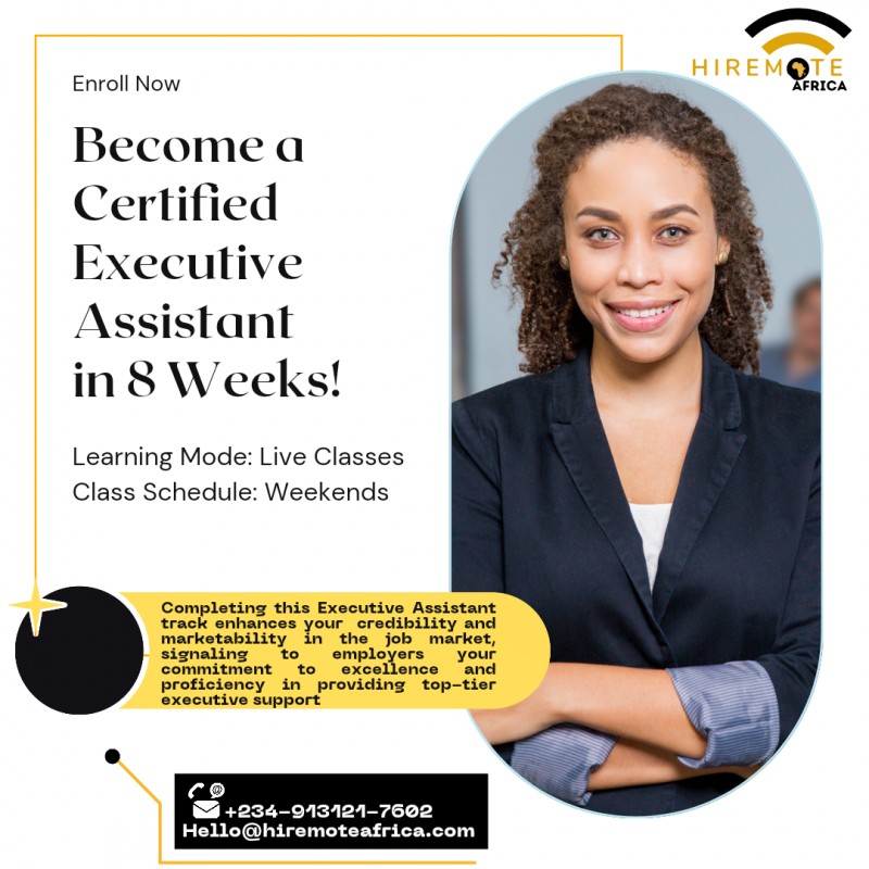 Professional Certificate In Executive Assistance
