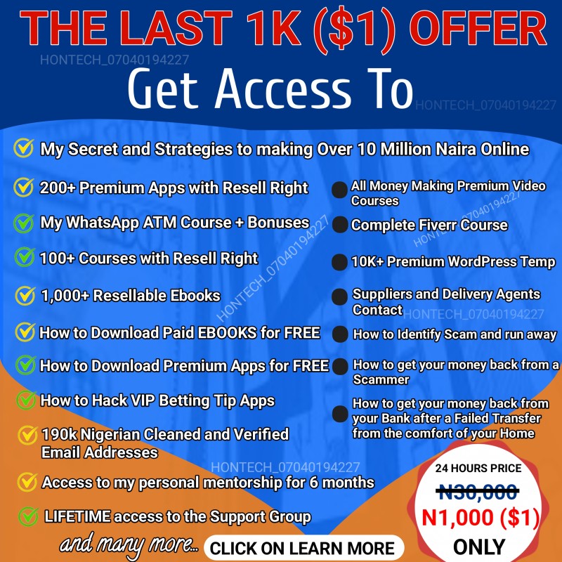 The Last 1K ($1) Offer