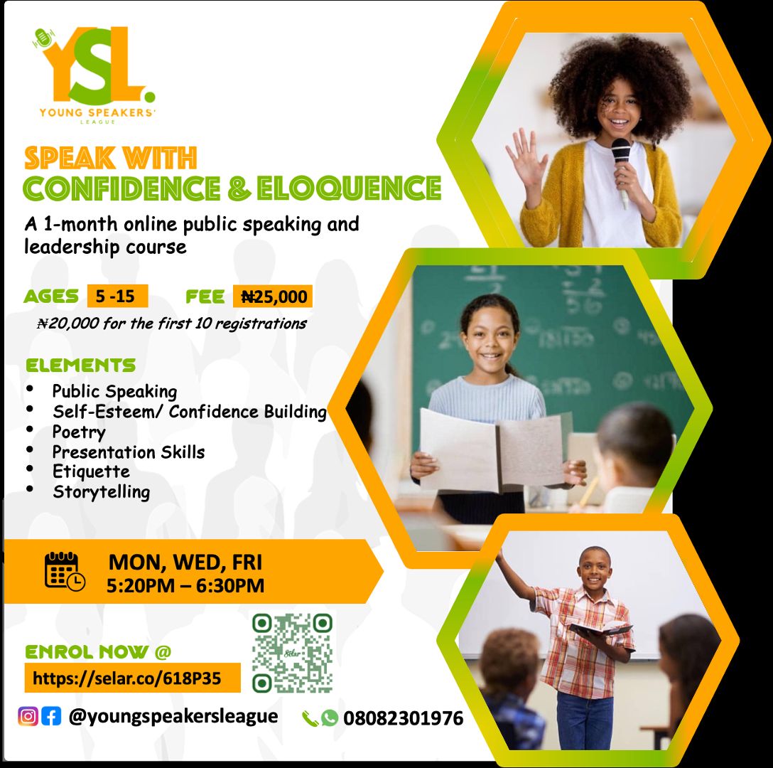 SPEAK WITH CONFIDENCE AND ELOQUENCE