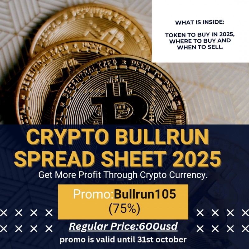🚀 Crypto BULLRUN Spreadsheet (2025) 🚀 by Boss Rapeal A. Prince with BitcoinPriest.