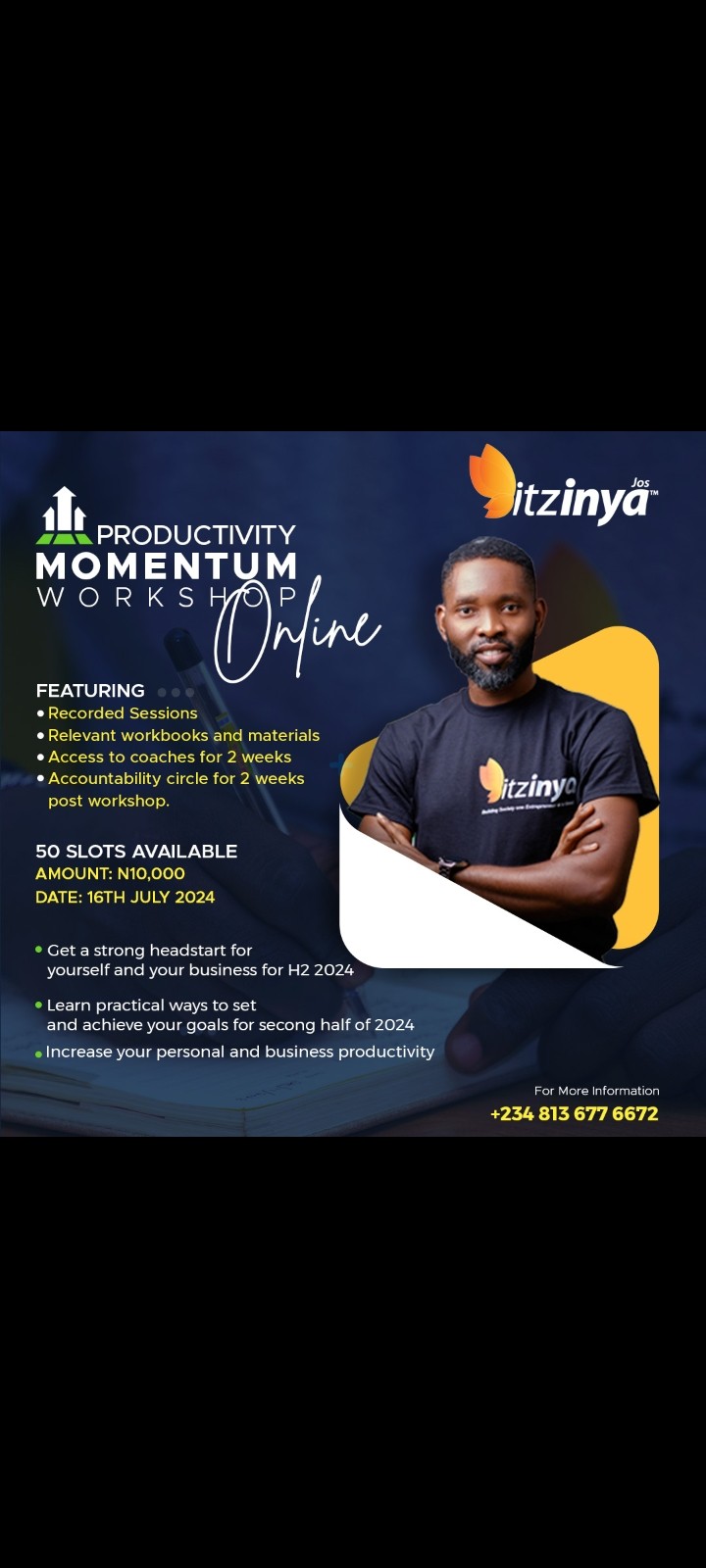 H2 2024 Productivity Momentum Workshop