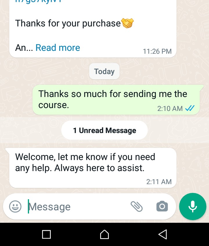 Customer review 1