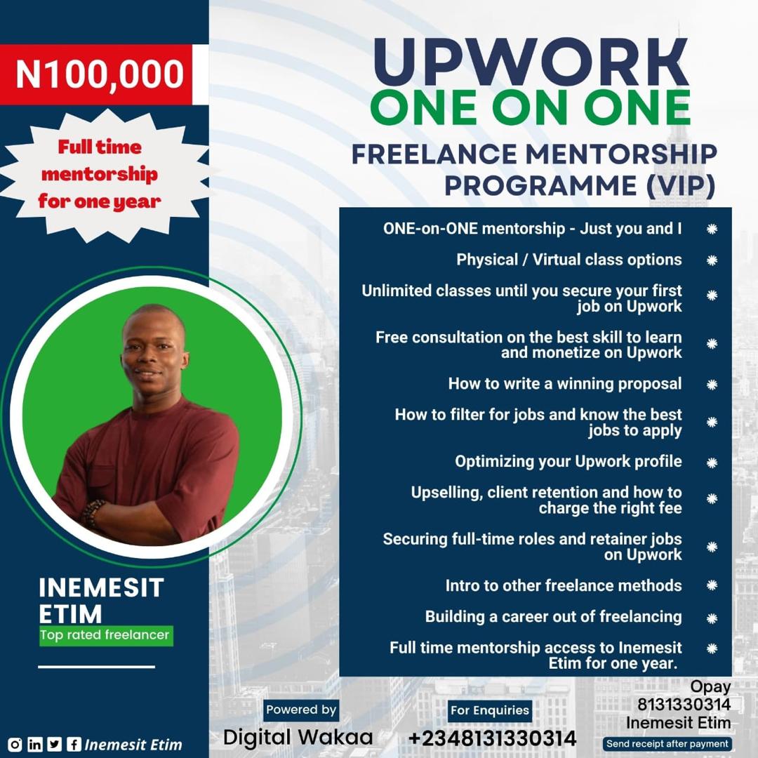 Upwork Mentorship Program