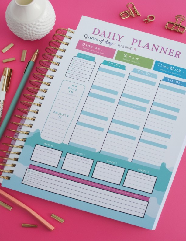 Ultimate Daily & Monthly Planner: Your Complete Guide to Organized Living