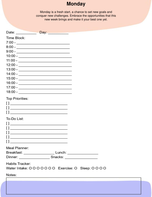 Ultimate Daily & Monthly Planner: Your Complete Guide to Organized Living