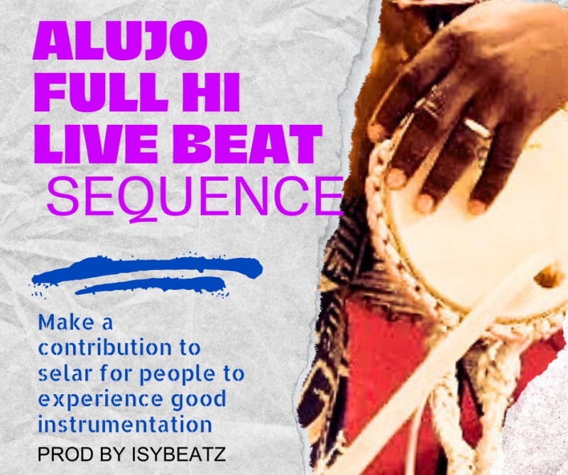 Full percussion hi live sequence for artist
