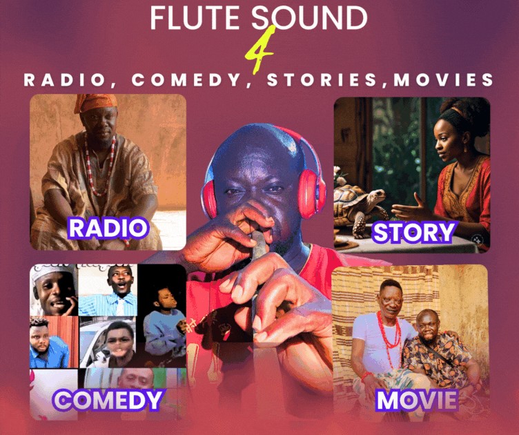Lalude New type of flute background sounds for media content
