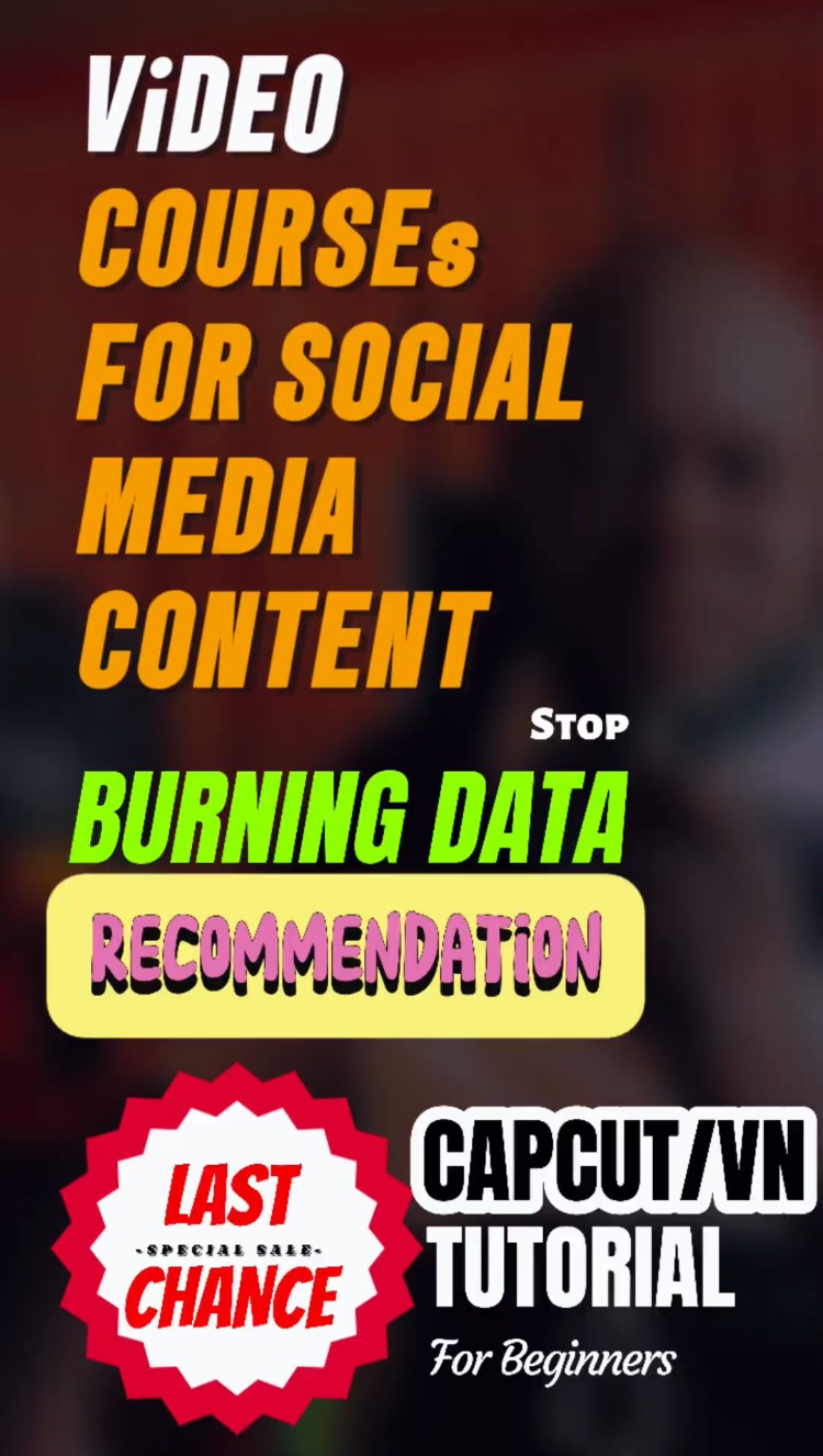 SOCIAL MEDIA VIDEO EDITING COURSEs