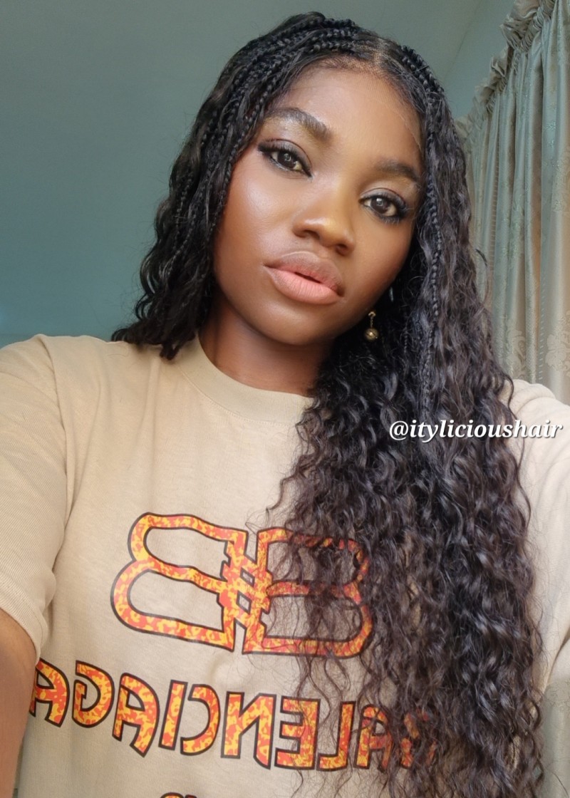 Human hair Boho braids