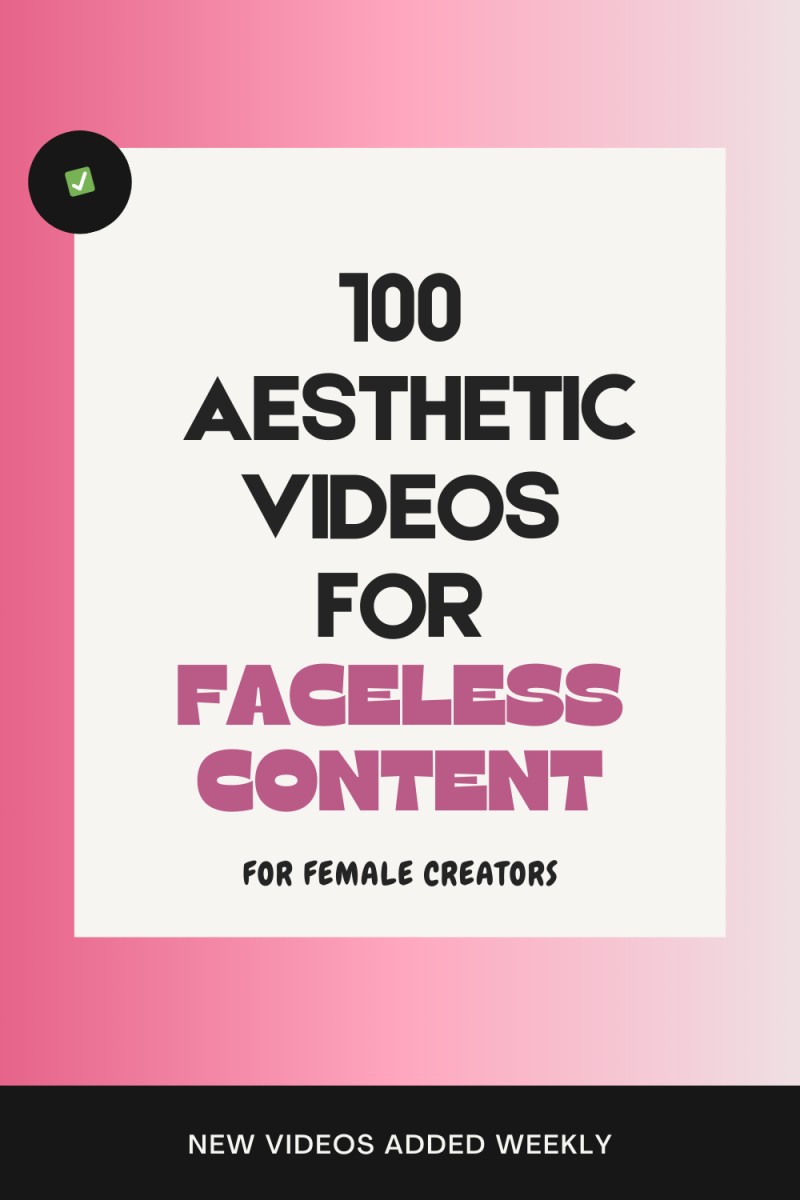 Time-Saving Aesthetic Video Bundle for Female Creators
