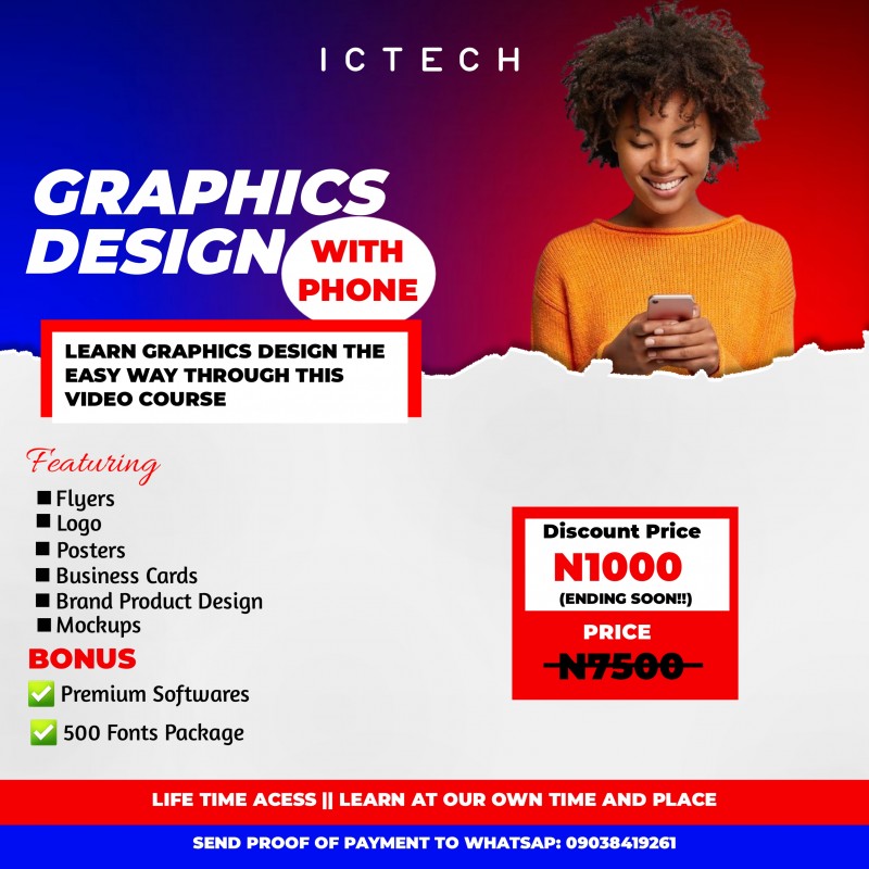 Smartphone Graphics Design Course Buy SMARTPHONE GRAPHICS DESIGN VIDEO COURSE by Iwuoha Chioma on Selar
