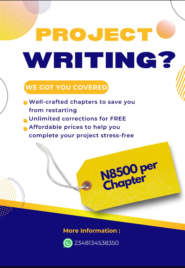 Buy Project Writing by Jeymikie on Selar