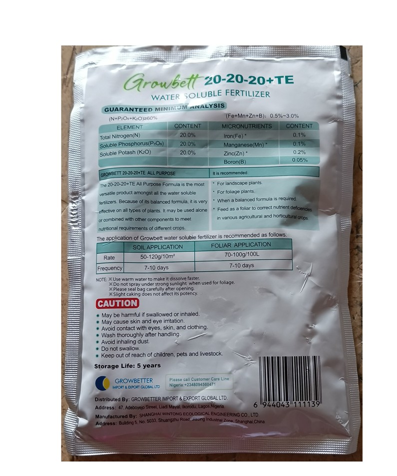 KEDI Growbett Water Soluble Fertilizer
