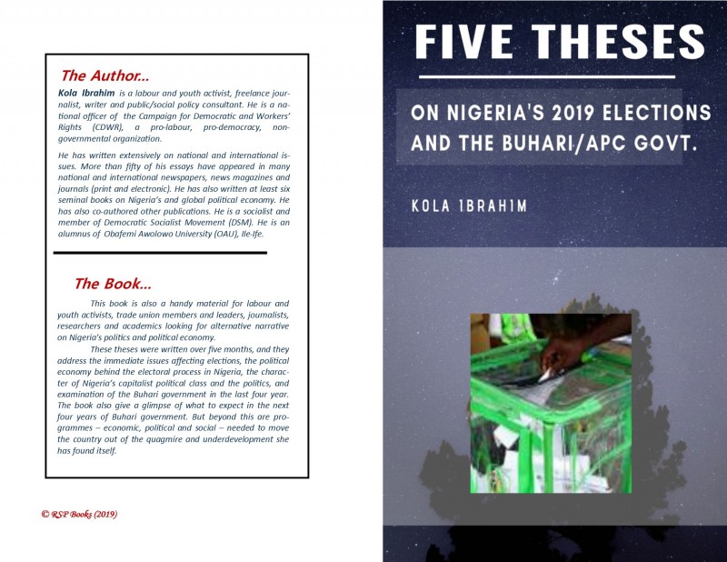 Five Theses on Nigeria's 2019 Elections, and the Buhari/APC Government