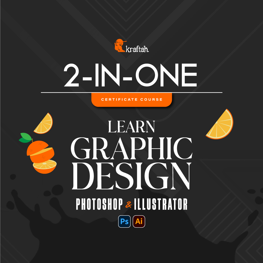 2-in-1 PHOTOSHOP & ILLUSTRATOR Graphic Design Course