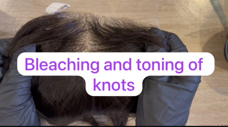 Bleaching and toning of knots