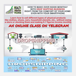 Buy DROPSHIPPING BUSINESS COURSE by Gideon Akanbi International on Selar