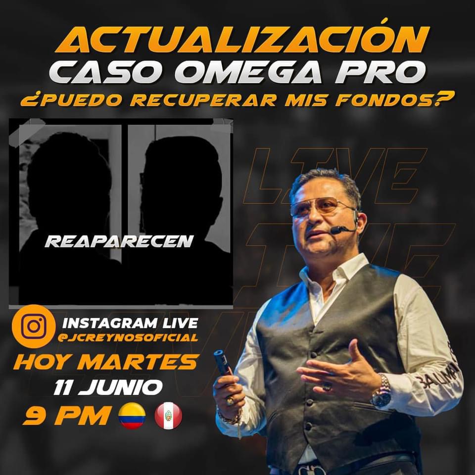 Verbatim English Transcript of Juan Carlos Reynoso's FB & IG Live Videos About Omegapro on 11th & 12th June 2024