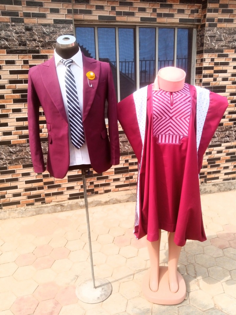 Agbada and suit