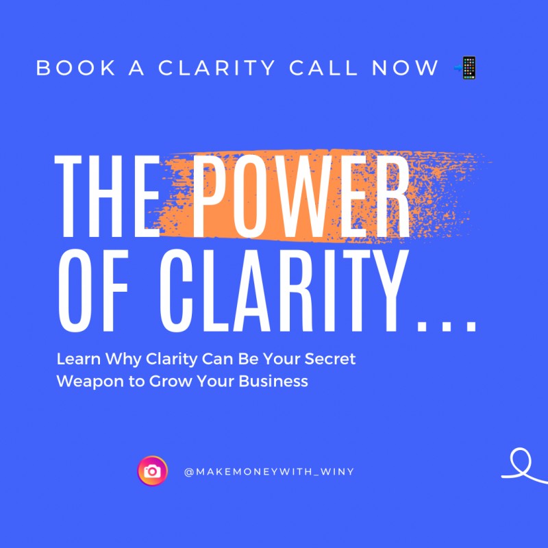 Book a Clarity Call with me