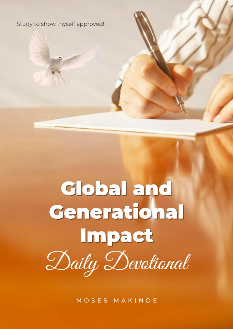 AUGUST GLOBAL AND GENERATIONAL IMPACT DEVOTIONAL