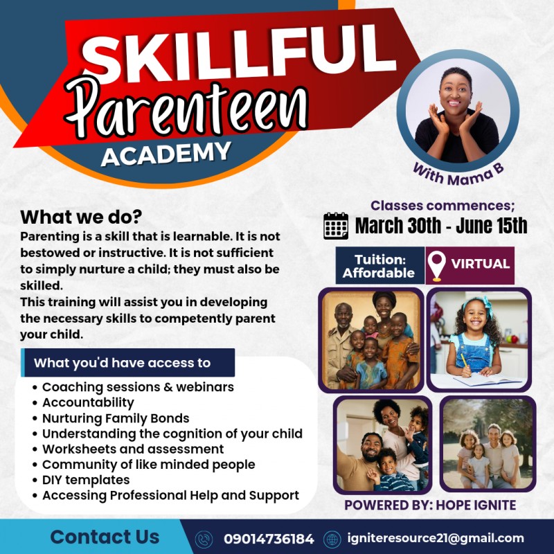 Skillful parenteen