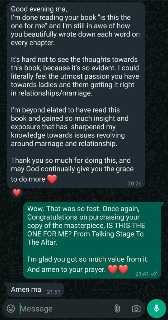 Customer review 1