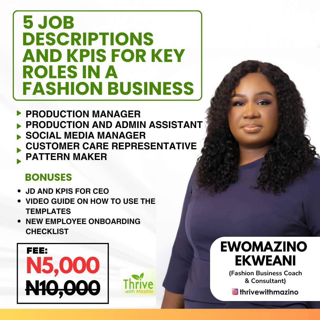 5 Job descriptions and KPIs