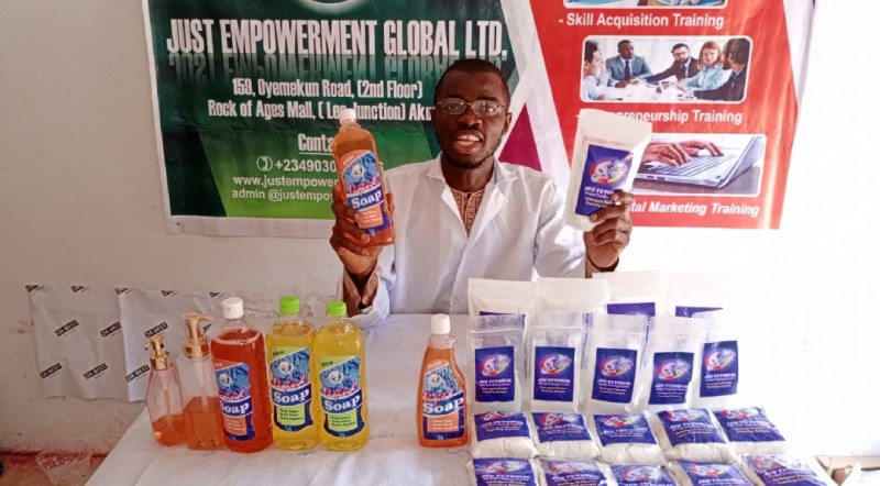 FULL VIDEO COURSE ON HOW TO PRODUCE 8 DIFFERENT DETERGENT POWDER & HIGH QUALITY DISHWASH LIQUID