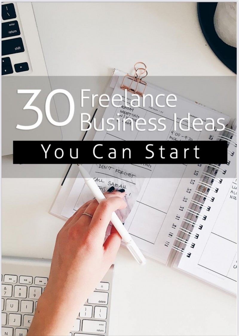 30 Freelance business ideas you can start and earn good dollars