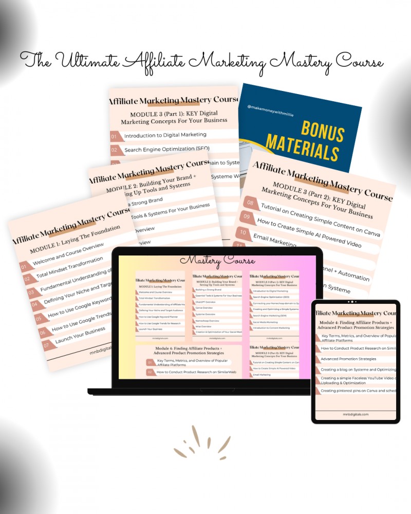 The Ultimate Affiliate Marketing Mastery Course