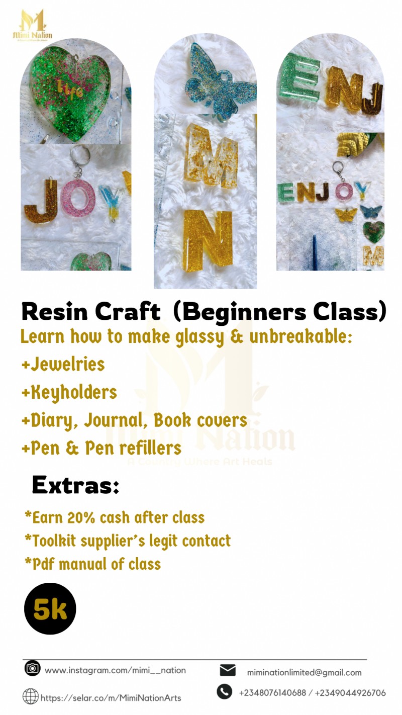 Resin Craft Training For Beginners