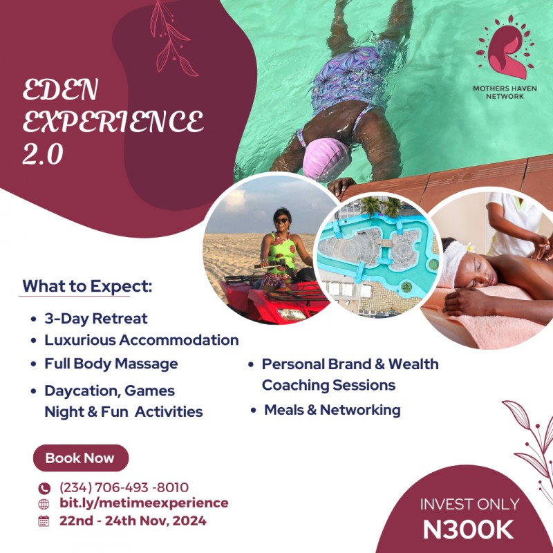 Eden Experience (Curated for Women Who Need Rest)