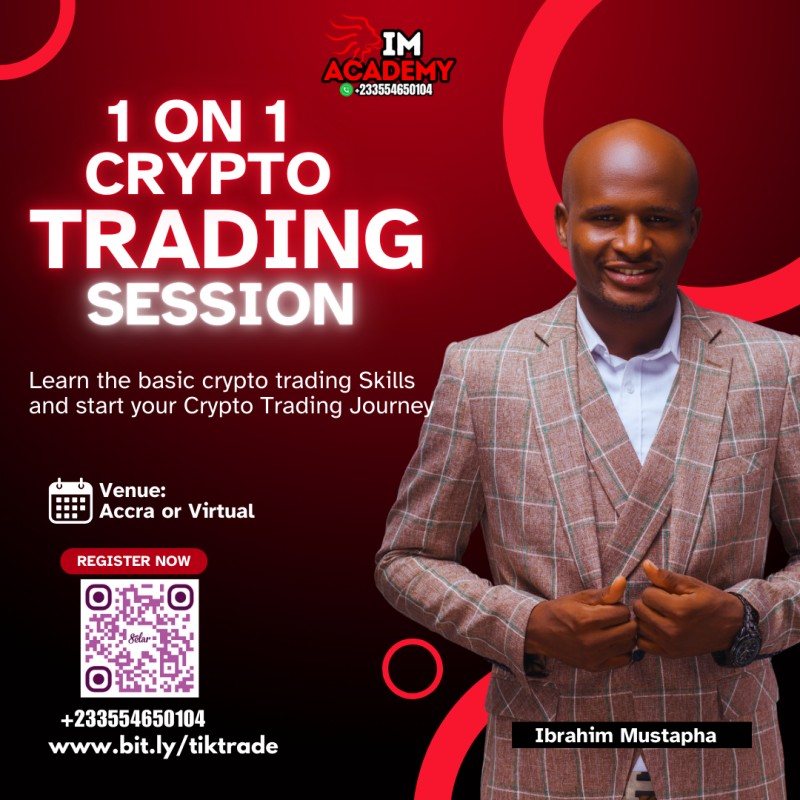 One on One Crypto Trading Sessions With Ibrahim Mustapha