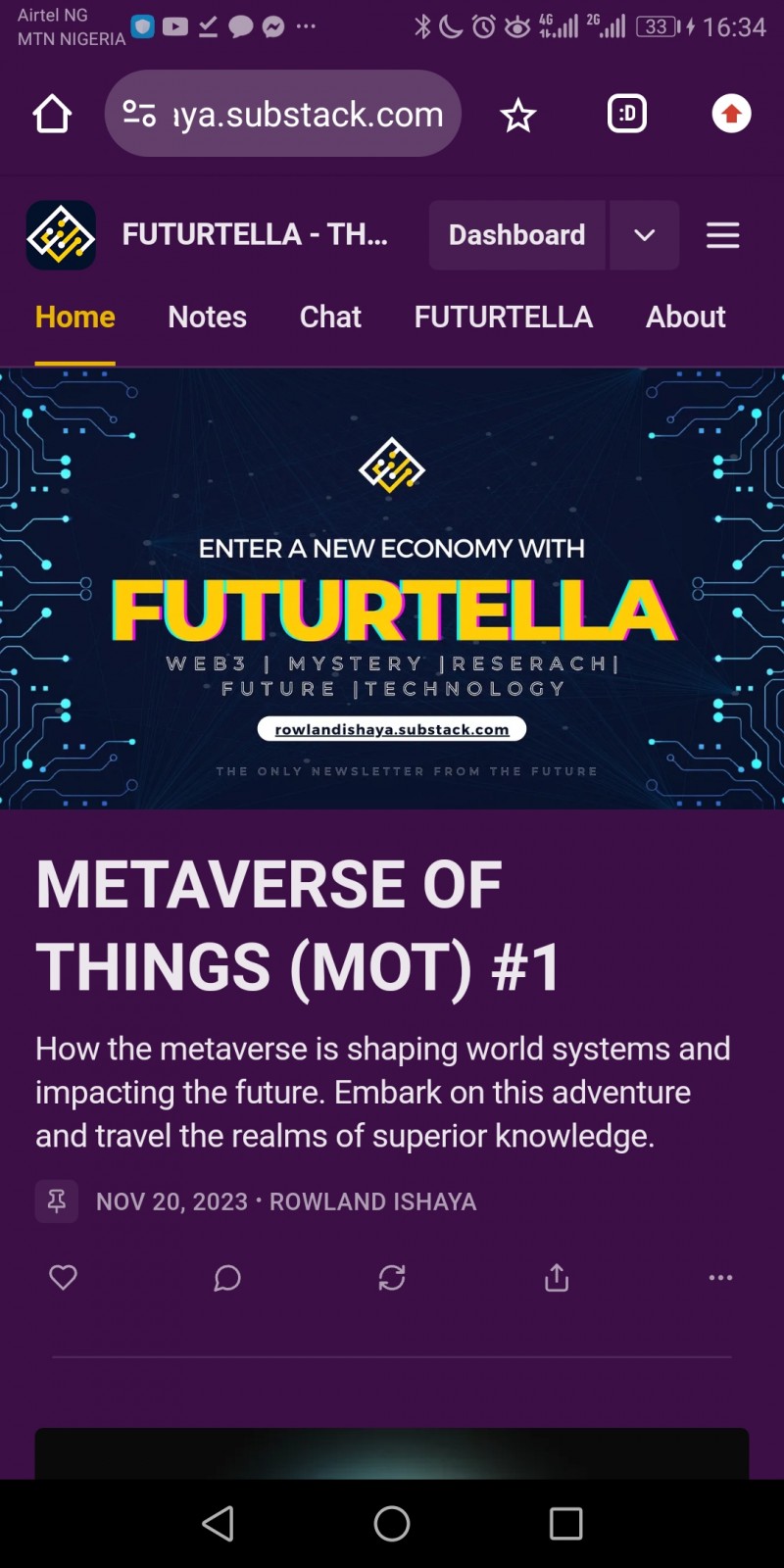 FUTURTELLA - The Only Newsletter from the Future