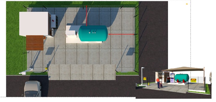 LPG Cooking Gas Plant Projected Cost and Revenue