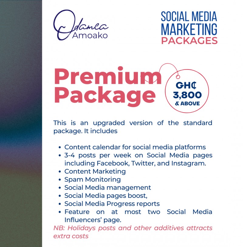 Social Media Management (Premium Package)